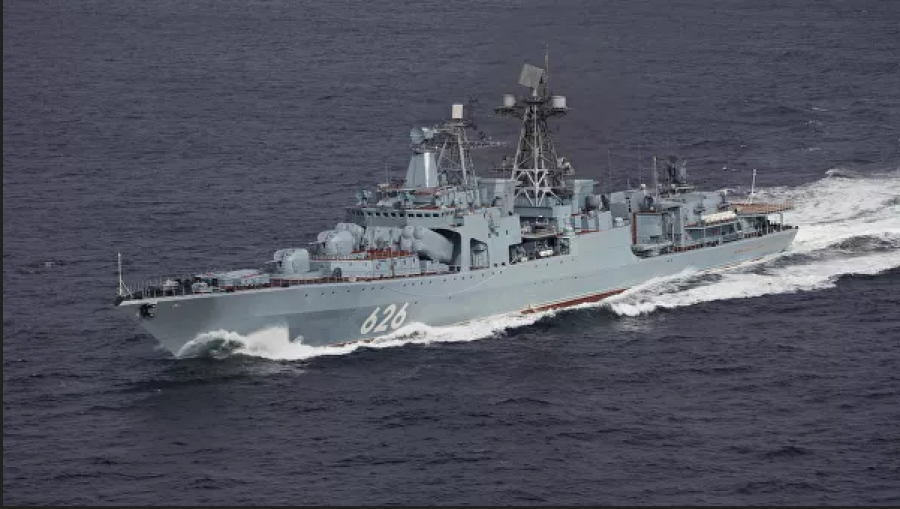 Destructor Vicealmirante Kulakov de la Armada rusa: Foto: Servicio de prensa del Distrito Militar Oeste de Rusia
