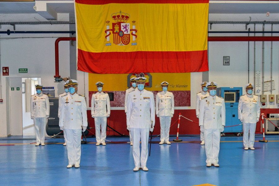 Relevo en la 9ª Escuadrilla de Aeronaves. Foto: Armada