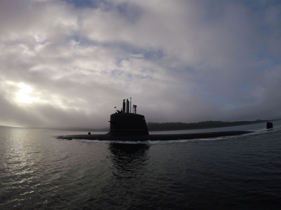 Submarino SS-22 General Carrera. Foto: Armada de Chile