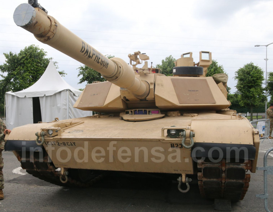 Carro de combate Abrams M1 estadounidense. Foto: Ginés Soriano Forte  Infodefensa.com