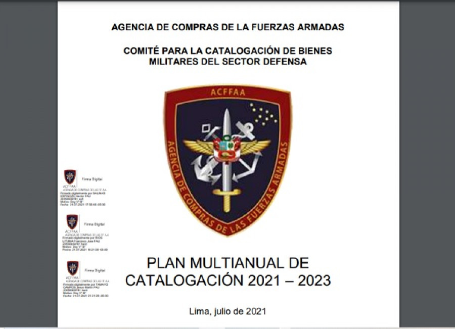 Portada del Plan Multianual de Catalogación 2021-2023. Foto: Acffaa