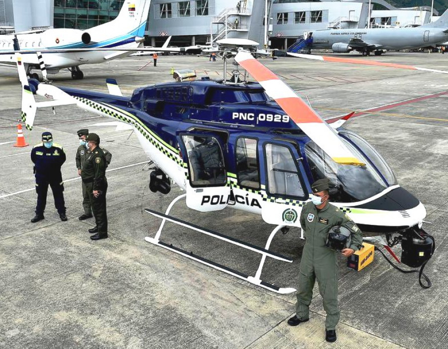 Helicóptero Halcón. Foto: Policía Nacional