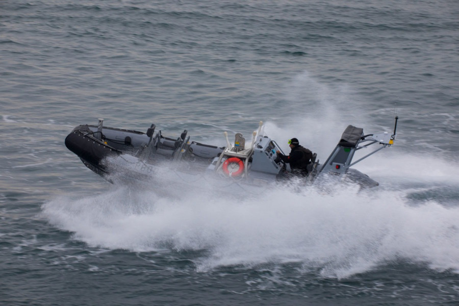 Embarcación neumática de casco rígido. Foto: Zodiac Milpro