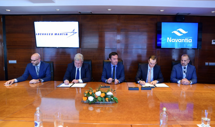 Navantia y Lockheed firman en julio la renovación su alianza. Foto: Navantia.