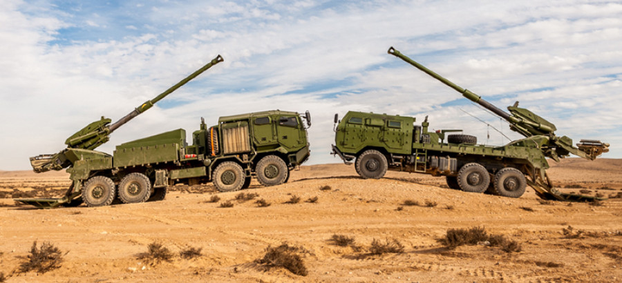 Artillería autopropulsada de Elbit Systems. Foto: Elbit Systems