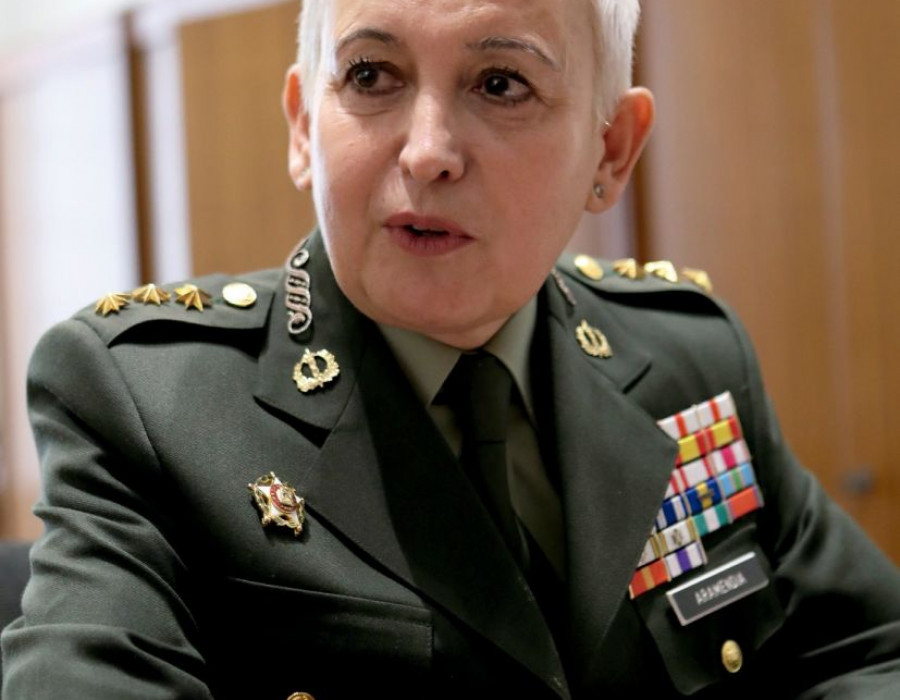 La general de Brigada Begoña Aramendía. Foto: Ministerio de Defensa.