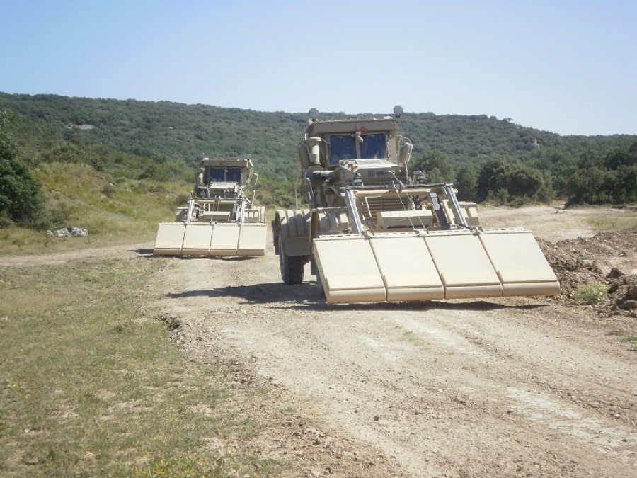 Vehículo detector de artefactos explosivos Husky. Foto: Ejército de Tierra