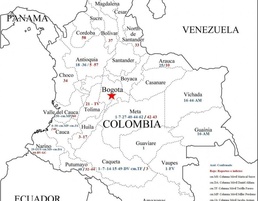 Mapa para disidencias