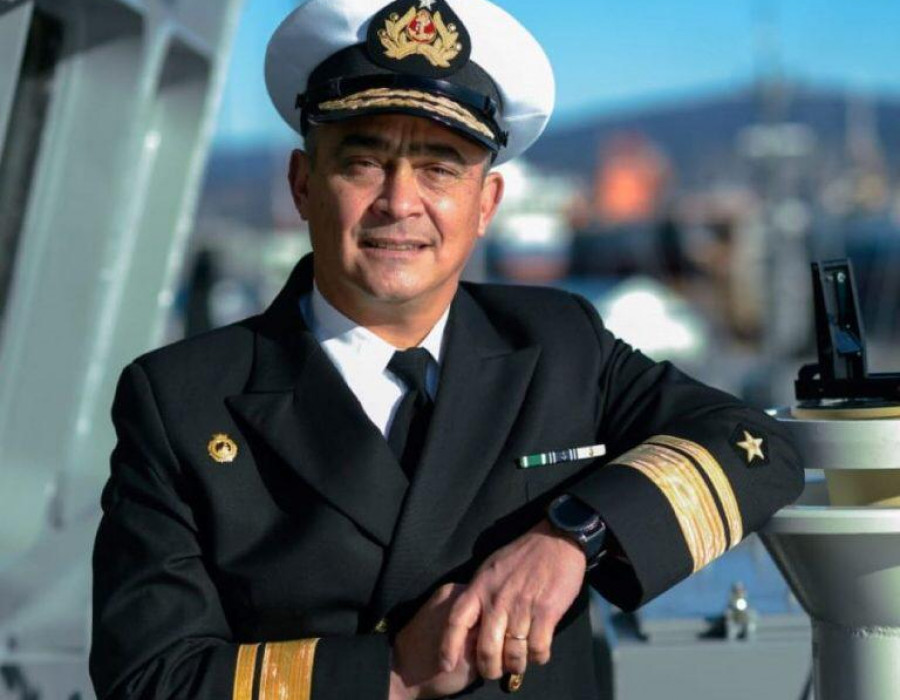 Contraalmirante Leonardo Chávez. Foto: Armada de Chile