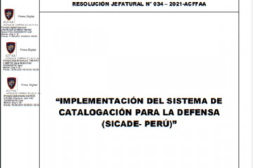 Aprobación de la directiva para implementar la catalogación OTAN en Perú. Foto: Acffaa