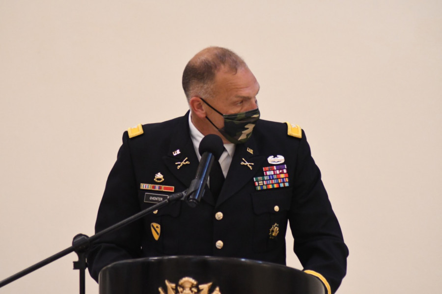 El comandante de la Fuerza de Tarea Bravo, coronel Steven Gventer. Foto: Southcom
