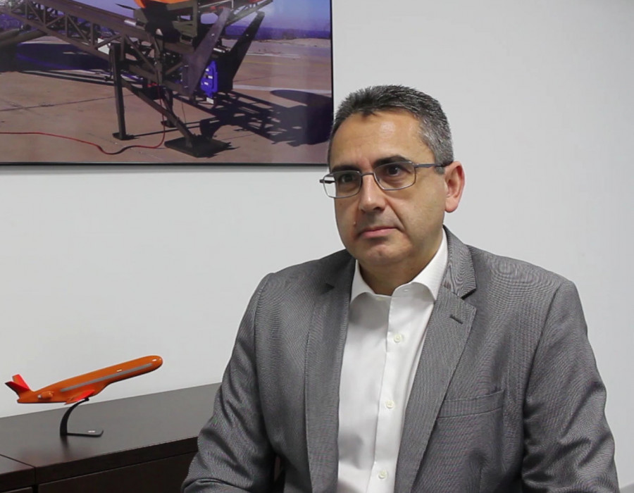 José Antonio Ceballos, director general de SCR, durante la entrevista con Infodron.es. Foto: SCR