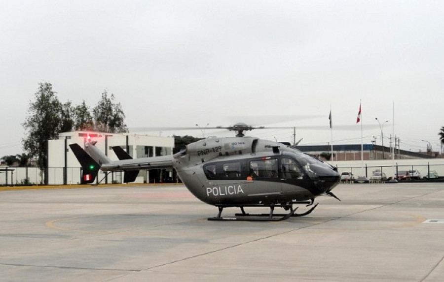 Helicóptero H-145 de la Policía Nacional del Perú. Foto: PNP