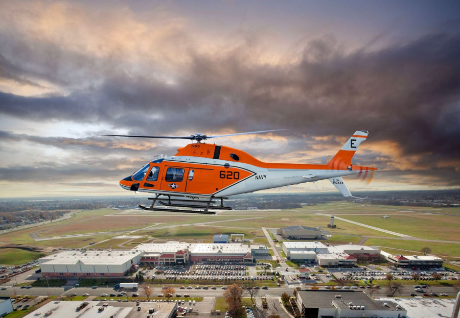 Helicóptero TH-73A. Foto: Leonardo