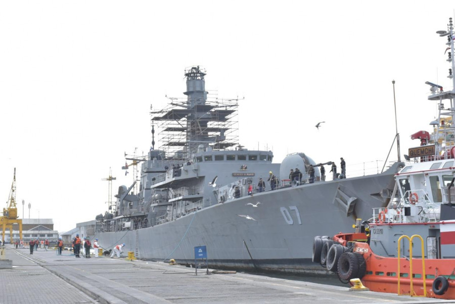 Modernizacion FF 07 Almirante Lynch en Asmar Talcahuano