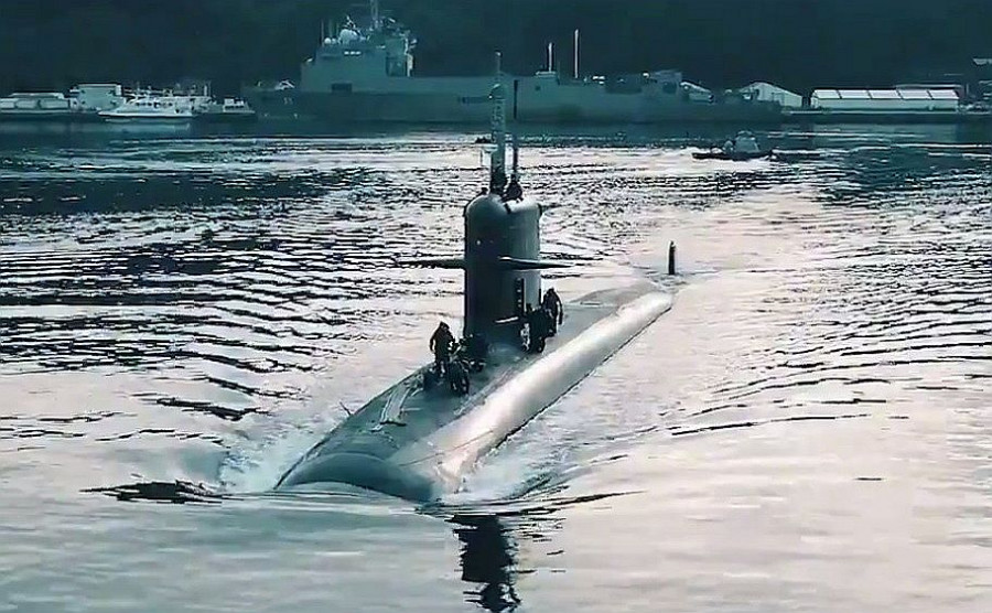 Submarino SS-23 General O´Higgins en la base naval de Talcahuano. Foto: Armada de Chile
