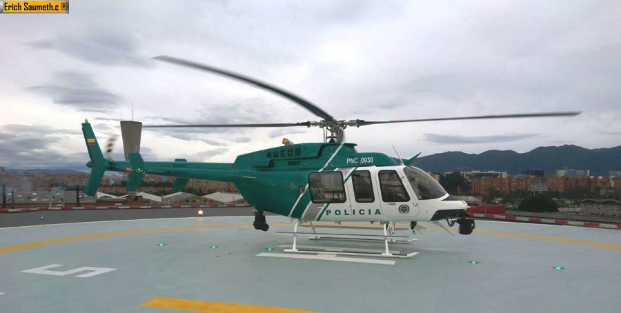 Un 407 GXL de la Policía en Bogotá. Foto: Infodefensa.com
