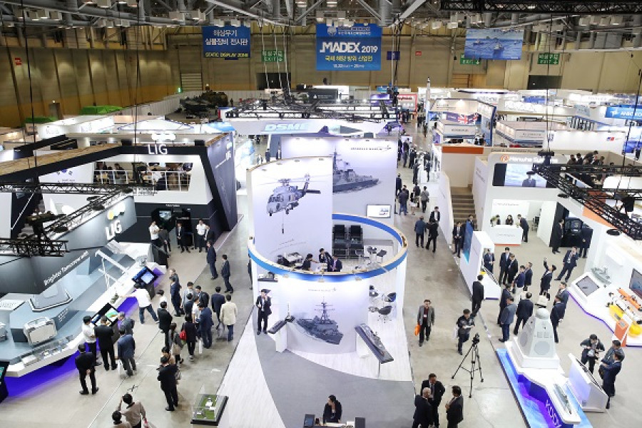 Salón de exhibiciones de la feria Madex 2019. Foto: Madex