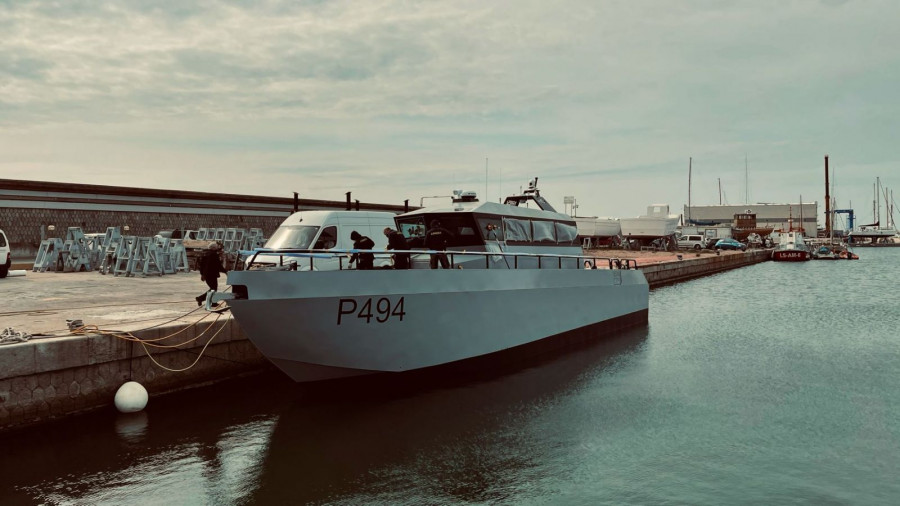 Primera patrullera de Aresa para la Marina nigeriana. Foto: Aresa
