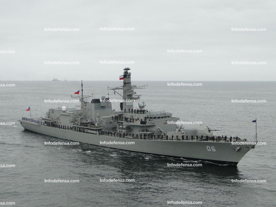 Fragata antisubmarina Type 23 FF-06 Almirante Condell. Foto: Nicolás García Infodefensa.com