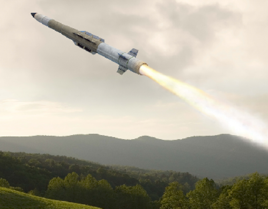 Misil del sistema Patriot PAC-3 MSE. Imagen: Lockheed Martin