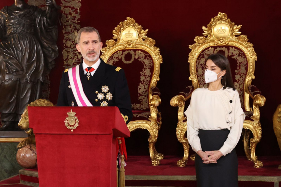 Felipe VI en el discurso de la Pascua Militar. Foto: Casa Real