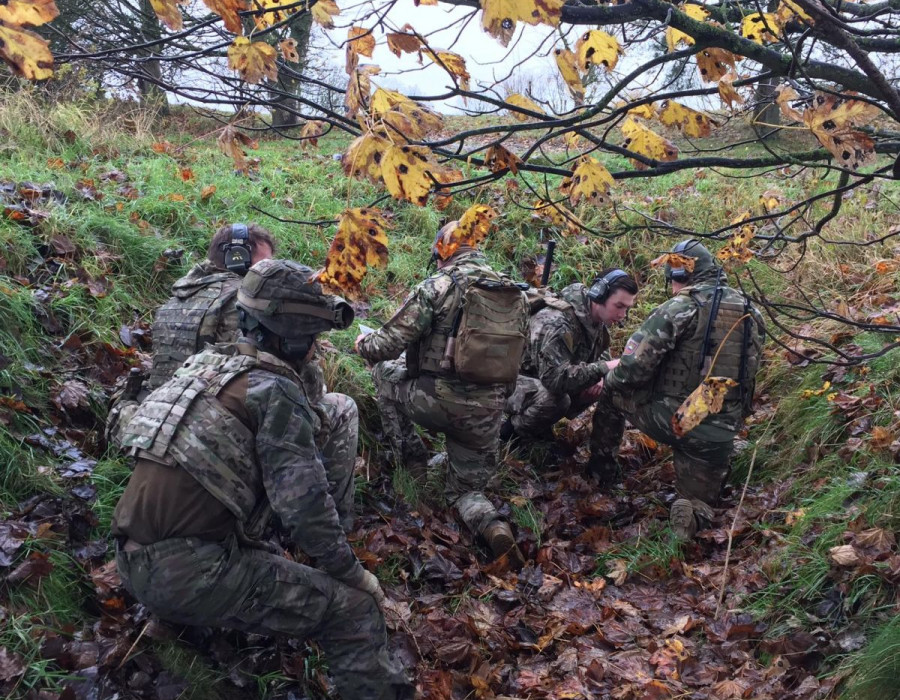 Militares del Ejército de Tierra en Letonia. Foto: Emad