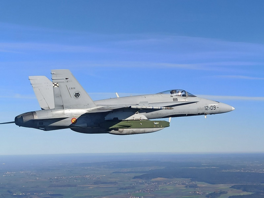 Pruebas de recertificación del misil Taurus en Alemania. Foto: Ejército del Aire