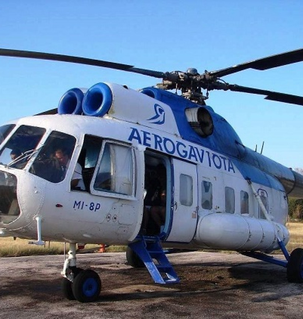 Helicóptero Mi-8P de Aerogaviota, similar al siniestrado. Foto: EcuRed