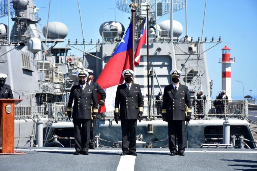 Ceremonia de entrega del mando. Foto: Armada de Chile