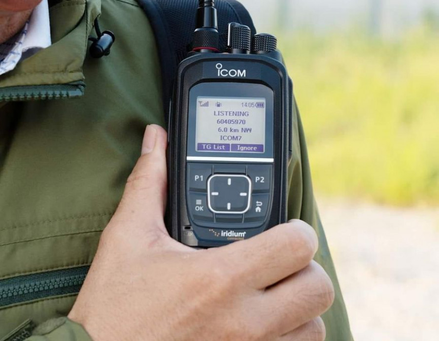 Tesam proporcionará seis equipos Icom IC-SAT100 que al término del contrato pasarán a la institución. Foto: Icom