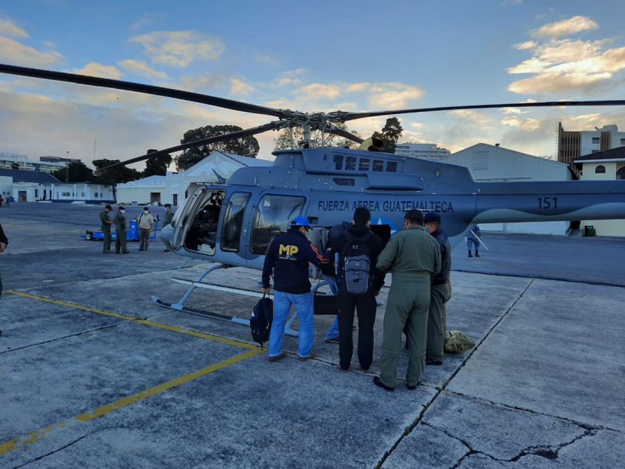 Helicóptero Bell 407 de la Fuerza Aérea Guatemalteca. Foto: Ministerio de Defensa de Guatemala