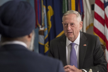 El exsecretario de Defensa de EEUU James Mattis. Foto: Departamento de Defensa de EEUU