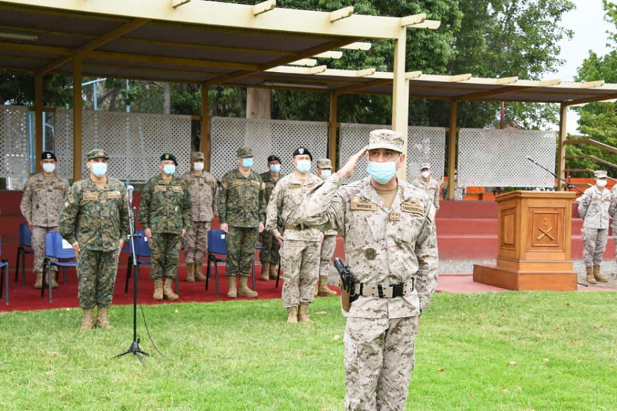El nuevo comandante del COT ingresó a la Escuela Militar en 1984 y pertenece al Arma de Infantería. Foto: Ejército de Chile