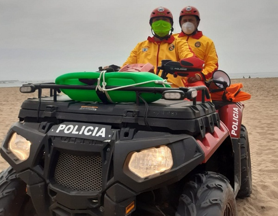 Unidad PNP de salvataje en playas. Foto: Policía Nacional del Perú