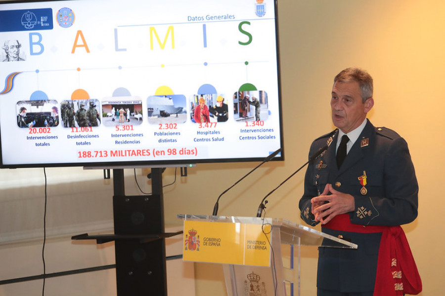 Jefe del Estado Mayor de la Defensa, general del aire Miguel Ángel Villarroya. Foto: Ministerio de Defensa
