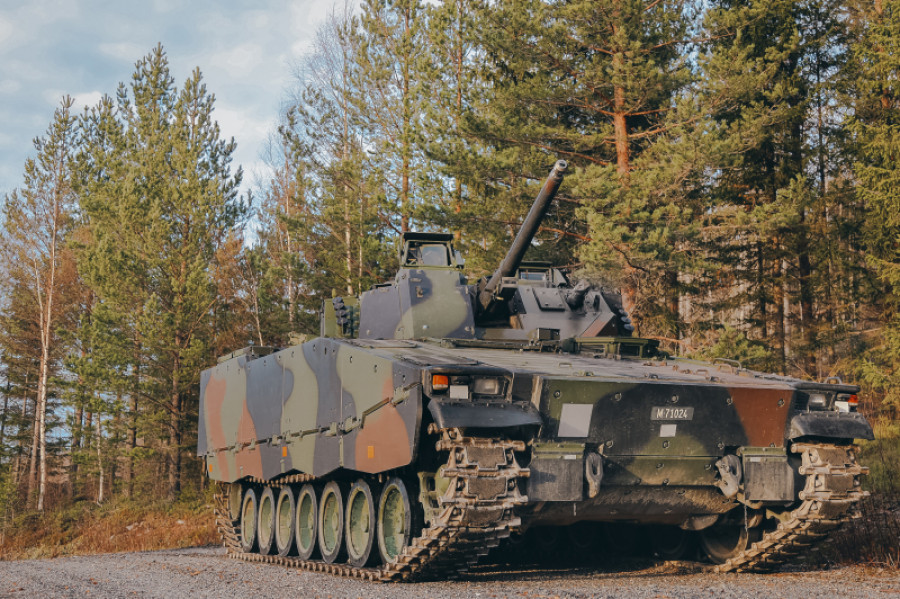 Blindado CV90 suizo. Foto: Ministerio de Defensa de Suiza