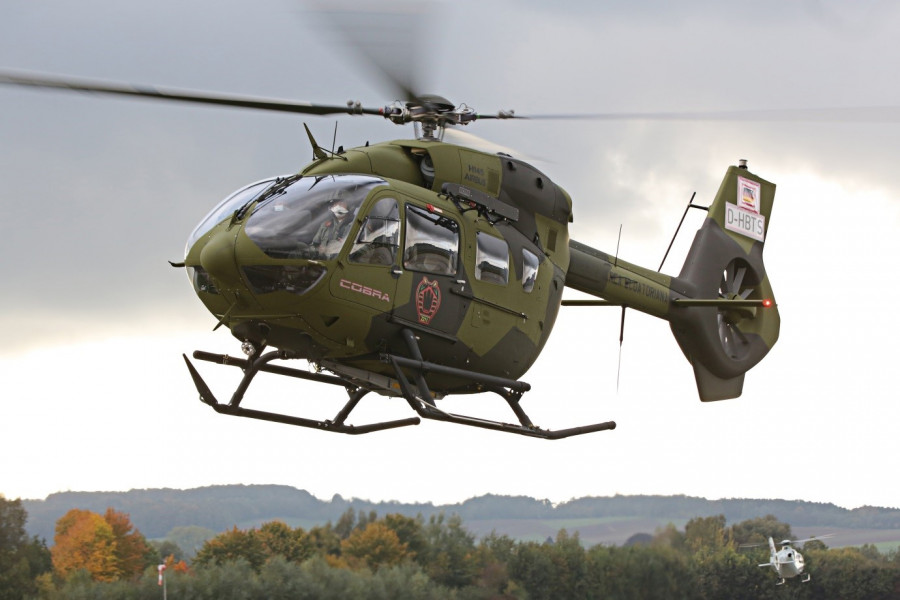 Helicóptero H145M de la Fuerza Aérea Ecuatoriana. Foto: Airbus