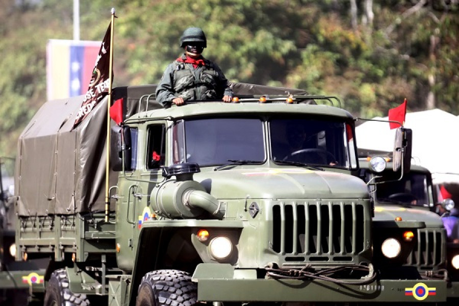 Camión Ural 4320 de origen ruso del Ejército de Venezuela. Foto: AVN