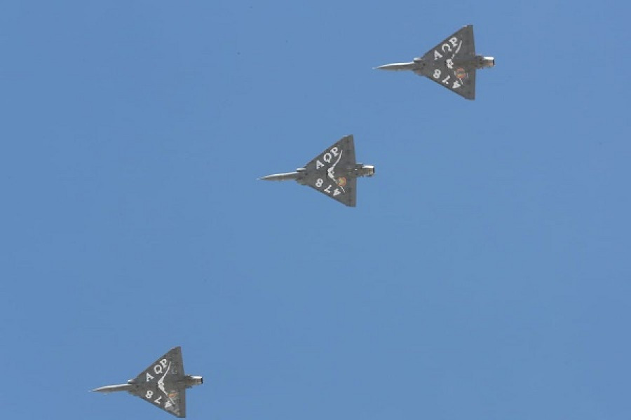 Cazas Mirage 2000 de la Fuerza Aérea del Perú. Foto: FAP