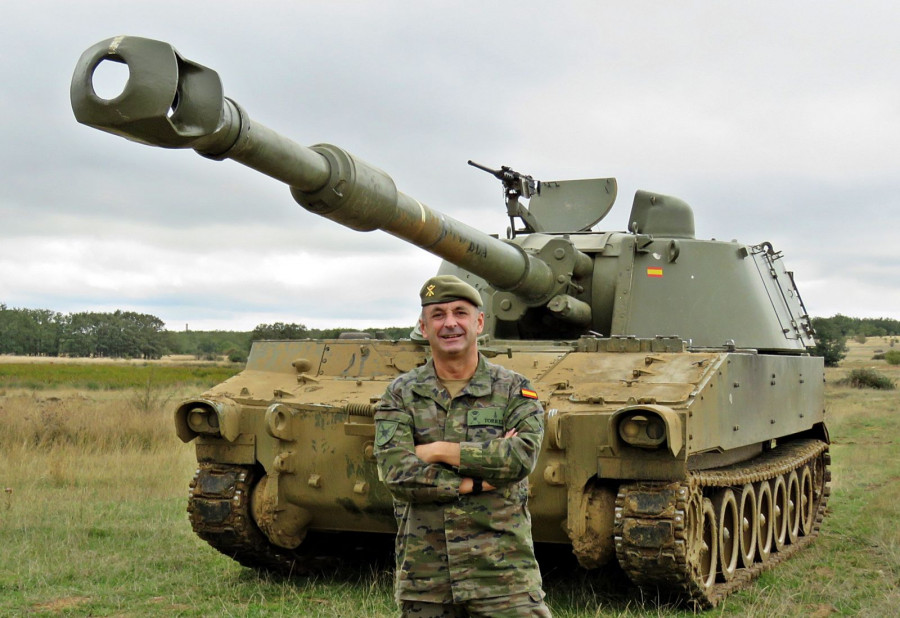 General de brigada Vicente Torres Vázquez, jefe del Mando de Artillería de Campaña del Ejército. Foto: MACA