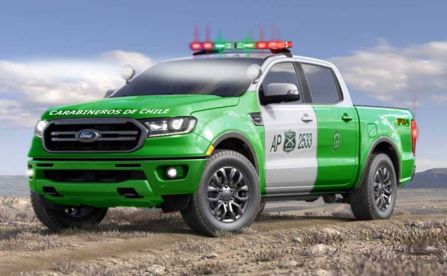 Camioneta Ford New Ranger XLT 4x4 AT. Imagen: Vespek