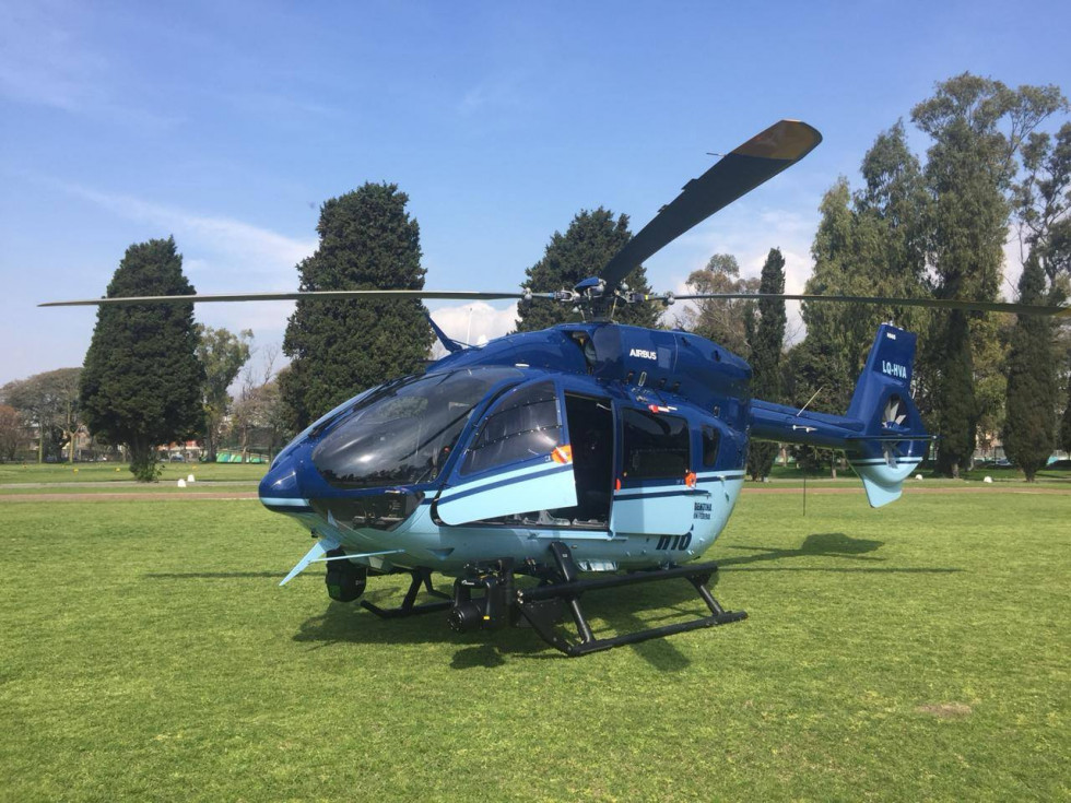 Uno de los Airbus EC-145 incorporados en 2019. Foto: PFA