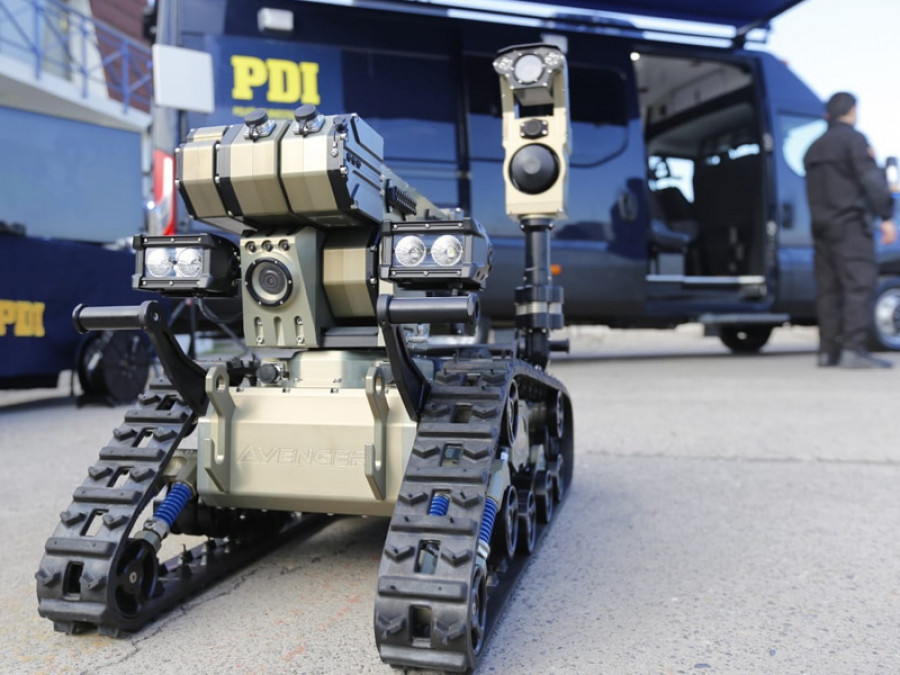 El nuevo Remotely Operated Vehicle ROV Avenger de la Bridaex. Foto: PDI