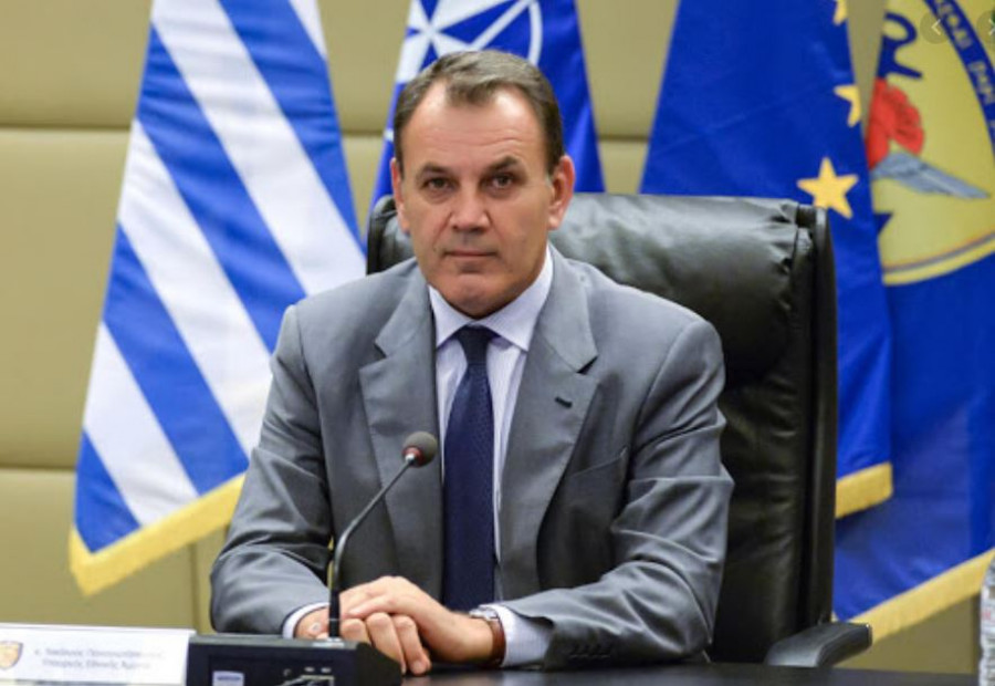 Mikolaos Panagiotopoulos, ministro de Defensa de Grecia. Foto: Ministerio de Defensa de Grecia