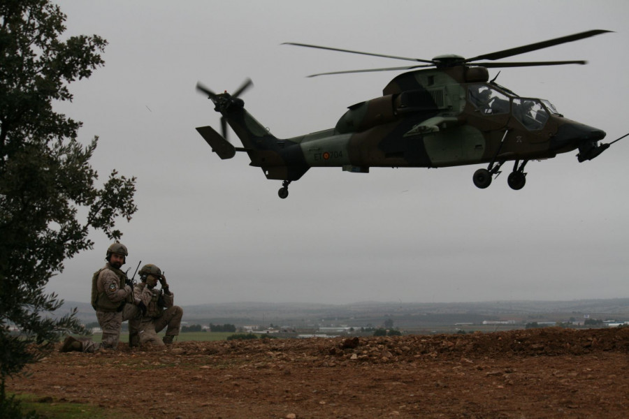 Helicóptero de ataque Tigre. Foto: Ejército de Tierra