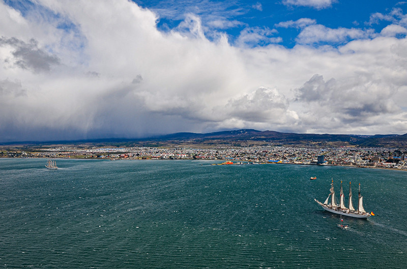 Estrecho de Magallanes. Foto: Armada de Chile