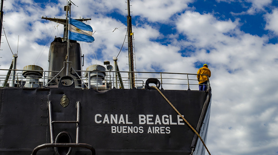 El ARA Canal Beagle B-3. Foto: Tandanor