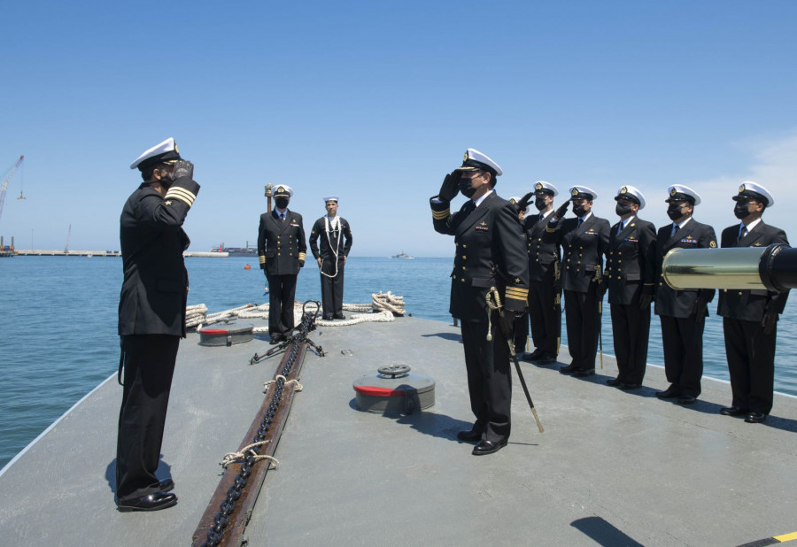 Ceremonia en la LM-31 Chipana. Foto: Armada de Chile
