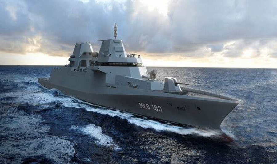 Fragata MKS-180. Imagen: Damen